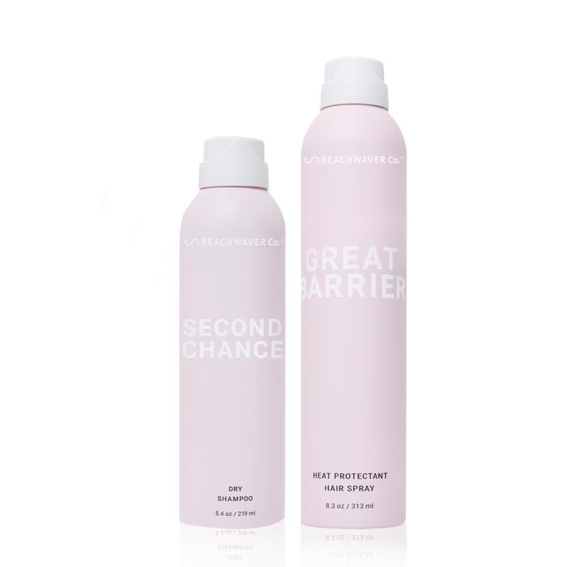 Great Barrier Heat Protectant Hair Spray + Second Chance Dry Shampoo Bundle