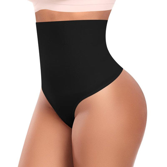 WERENA Women'S Shapwear Tummy Control Thong High Waist Shaping Panties Seamless Underwear Shapewear Womenswear